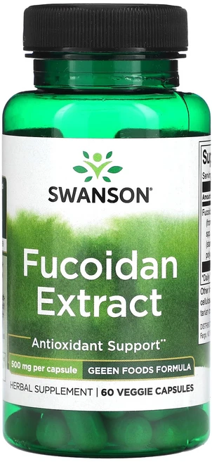 Swanson 후코이단 추출물 500mg 베지 캡슐 60정, Swanson후코이단추출물500mg베지캡슐60정, 1개 - 쿠팡