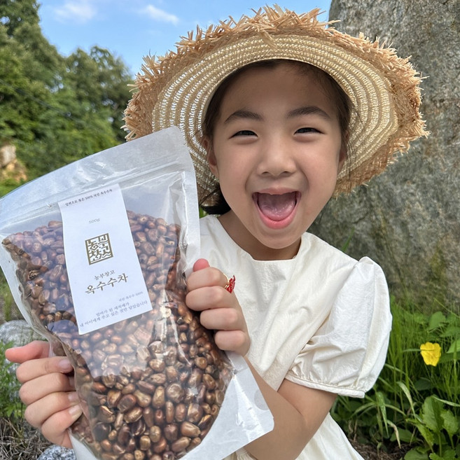 농부창고 [진공압력]으로 쪄서 볶은 국산 옥수수차 500g, 1개, 1개입