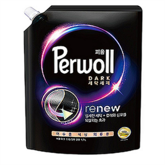 퍼울 다크 세탁세제 일반, 1.7L, 10개