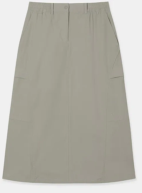 [NEPA 네파] 덕천점 신축성 우수한 나일론 스판 소재 접촉 냉감 소재 UV 차단 기능 포켓 디테일 적용 캐주얼 착장 가능 수납성은 덤! 여성 컴포 쿨 스커트 7M41863