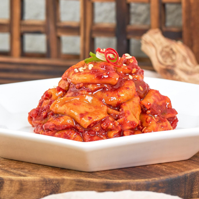 [100%국내산]최고급 멍게젓갈 멍게 비빔밥 비교불가 멍게젓, 1개, 500g