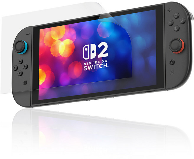 지니비 닌텐도 스위치2 초복굴절 AR AG 비침방지 초저반사 액정보호필름, 1개, 투명