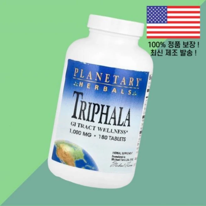 플래니터리 허브 트리팔라 180정 1 1000mg Planetary Herbals Triphala 180 Tablets per Tablet, 1개 - 쿠팡