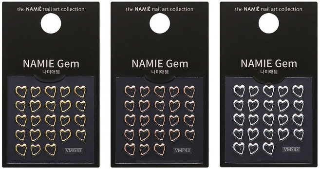 아이빛 더나미애 네일스티커 아트참 젬 180종 셀프 젤네일, VM, S_43, 1개