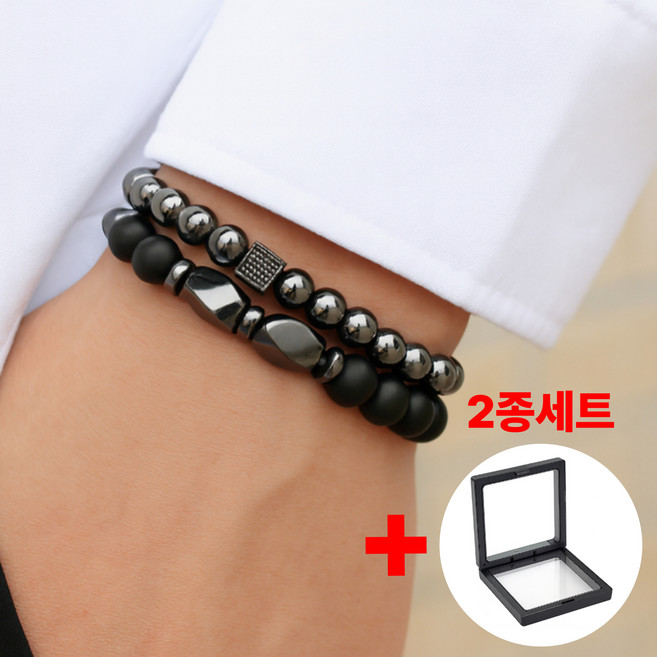 별오점 1+1 남자 염주 건강 불교 패션 팔찌