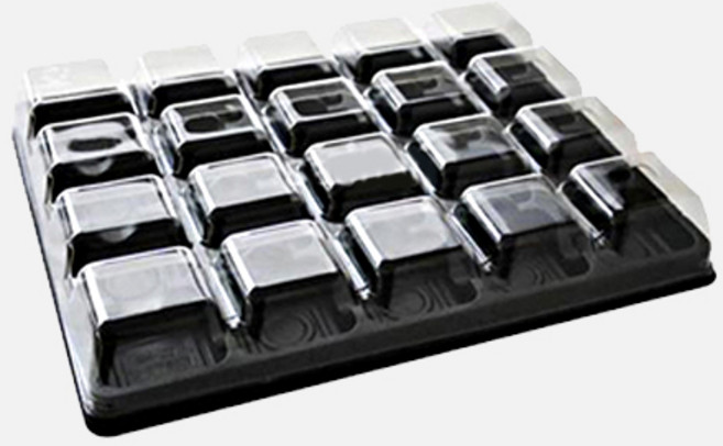 화과자케이스 일체형 20구, 10개