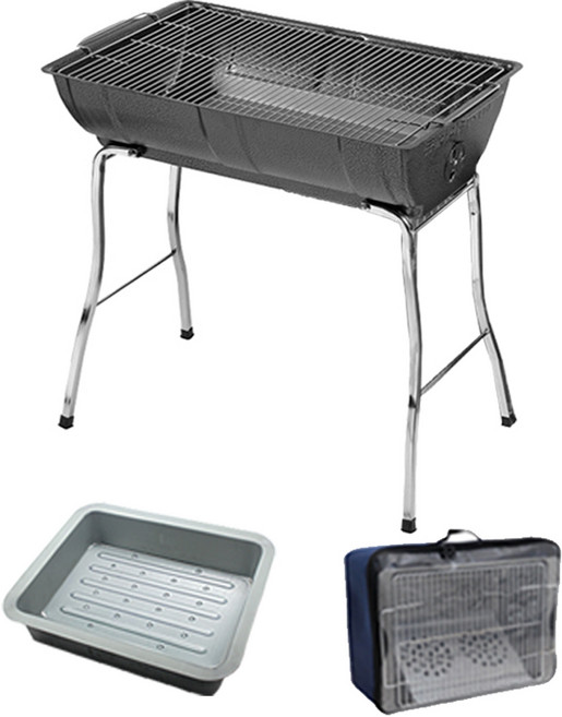 [국산] 바베큐 그릴 스탠드형 접이식, 1개
