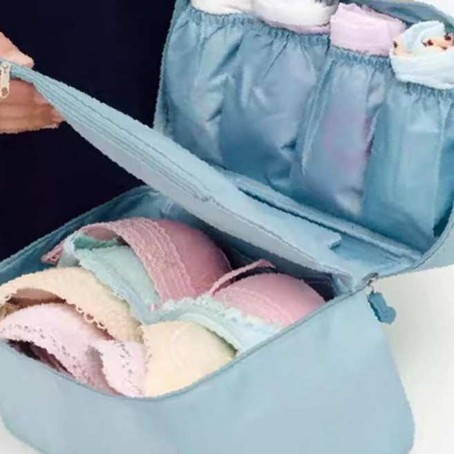 1박2일 트래블 포켓 멀티파우치 여행용파우치 속옷파우치 화장품파우치 압축파우치 여행가방 캐리어파우치 MD2026-TRC001, 코랄핑크