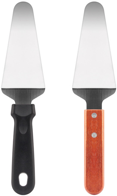 삼각 피자서버 2종 세트 피자뜨개 스패치 뒤집개, 2개, 혼합