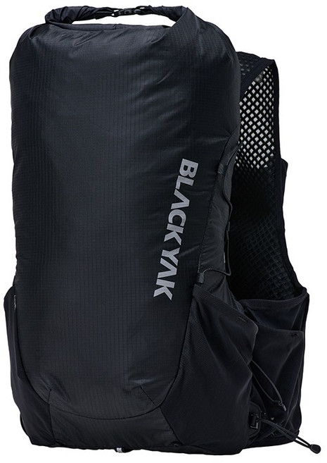 블랙야크 트레일 러닝 베스트 대쉬 롤탑 15 배낭 15L 2BYKSXU951, BLACK