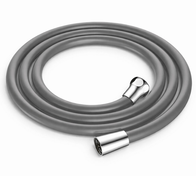 아띠꼴로 실리콘 샤워 호스 욕실 샤워기 호수 샤워기줄, 그레이, 1.5m