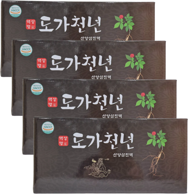 도가천년 플러스 산양삼 산양산삼 진액 액기스, 120개, 90ml
