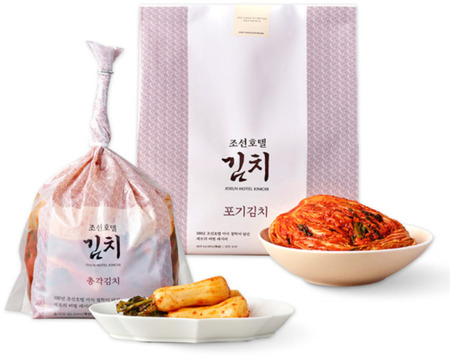 조선호텔 포기김치 5kg+총각김치 2kg, 없음, 1세트