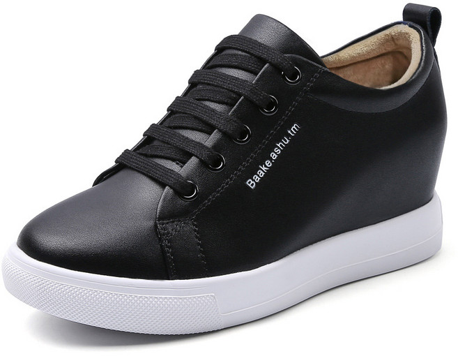 여성 겨울 털 스니커즈 키높이 스니커즈 7cm 캐주얼 발편한 소가죽 운동화 통굽7CM 발편한 여성 신발 워킹화 굽높은 운동화 여성 굽높은신발 여성 방한화986