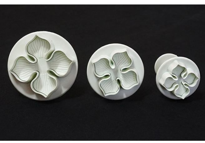 플런저쿠키커터 항아리꽃 3종 화과자 슈가크래프트 스템프 꽃 앙금플라워, 흰색, 1개