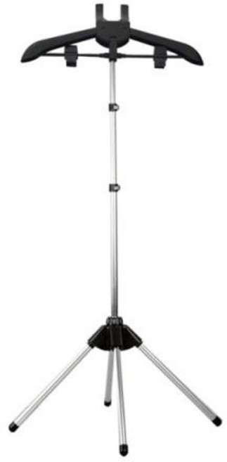 솜이불 조절 가능한 텔레스코픽 의류 스티머 랙 수직 원단 걸이식 및 다림질 스탠딩 핸드헬드 스팀 브래킷 160, 없음