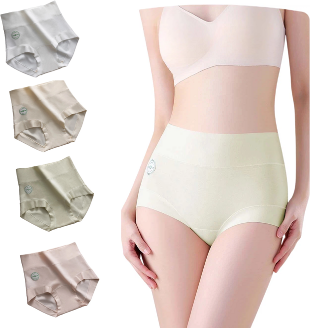 하이웨이스트 가벼운 조거 순면 드로즈 여성 빅사이즈 면 전체 항균 롱 밑위 헴라인 레깅스 성형 날씬해 보이기