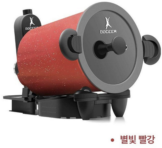 자동회전롤팬 통돌이 삼겹살 고기굽는 냄비, 스타라이트레드 풀세트, 기본 색상