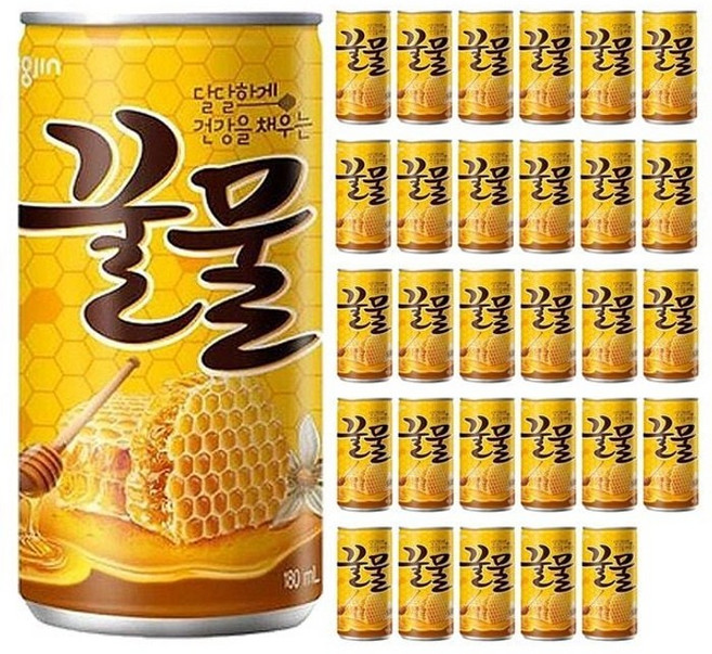 웅진 꿀물 180mlx60캔 대용량 업소용 식당용, 60개, 180ml