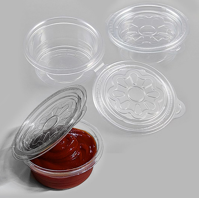 에스제이케미칼 원터치 투명 소스컵 소 2000개, 1개