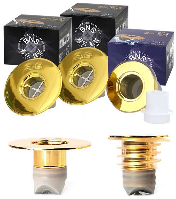 BNS 골드트랩 배수구왕 트랩 3종 세트, 3종세트, 1개