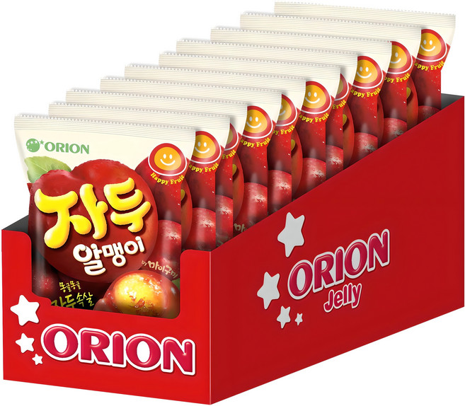 마이구미 자두 알맹이 젤리, 67g, 10개