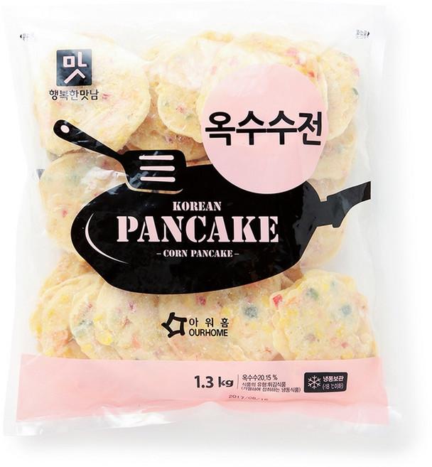 아워홈 옥수수전, 1.3kg, 3개