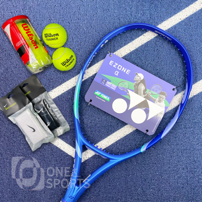 2025 요넥스 이존 알파 a 100 275g 테니스라켓 스트링외 4종, G2 일반 그립사이즈, 요넥스 폴리투어 프로