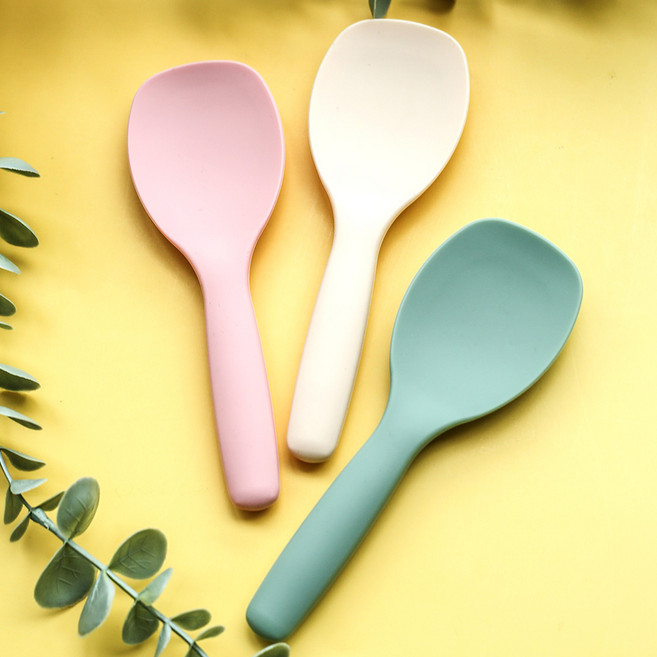 누리모아 국내산 실리콘 미니 밥주걱 캠핑용 차박용 1인 2인 밥통용, 민트, 1개