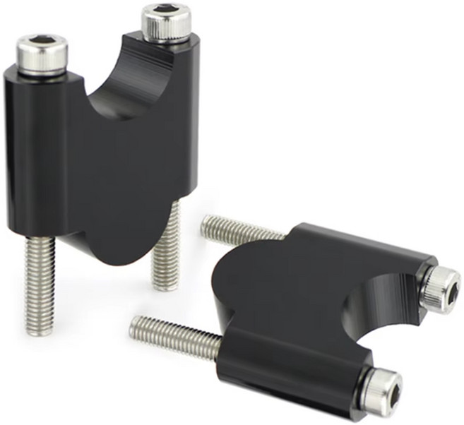 킹콩 혼다 헌터커브 핸들 높이업 라이저 호환, 1세트, 블랙