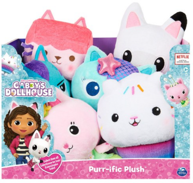 [아이[아이오이]내 친구 개비 봉제인형 _냥냥 프렌즈 봉제인형, 혼합색상, 1개