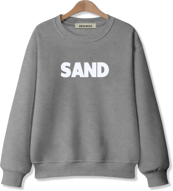 몰토벨리노 [ANSANGSA] 샌드 남녀공용 맨투맨 스웨트셔츠