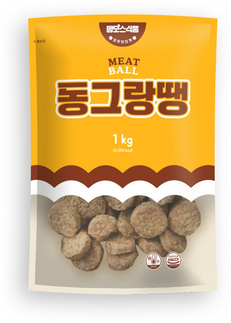 동그랑땡 맘모스, 1kg, 1개