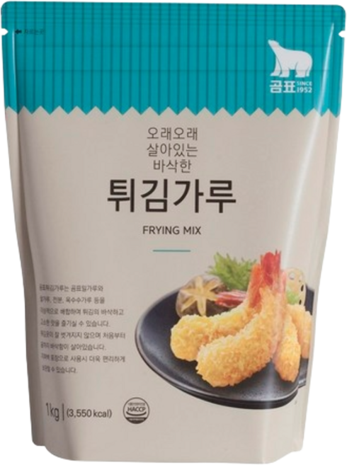 곰표 튀김가루, 1kg, 6개