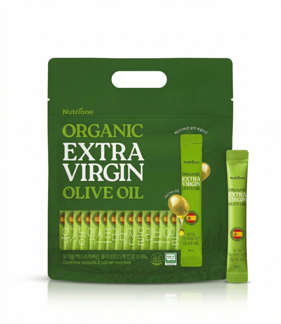 뉴트리원 유기농 엑스트라 버진 올리브유 스틱 60p, 720ml, 1개