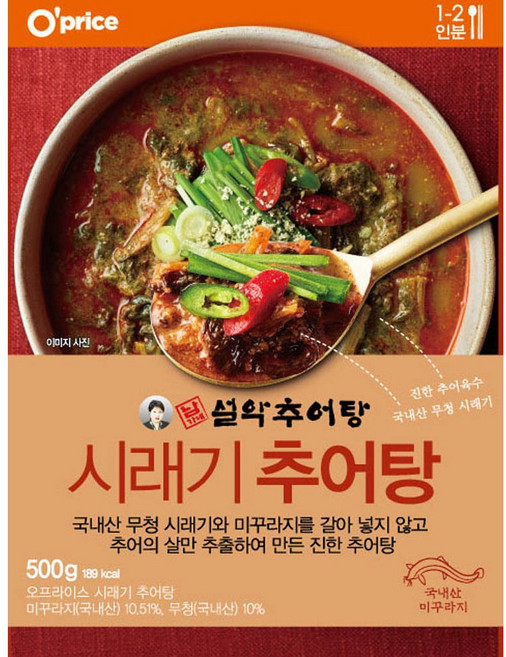 오프라이스 남가네 설악 추어탕, 10개, 500g