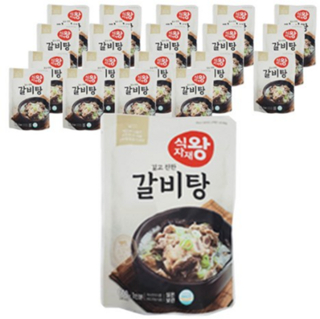 식자재왕 갈비탕, 600g, 100개