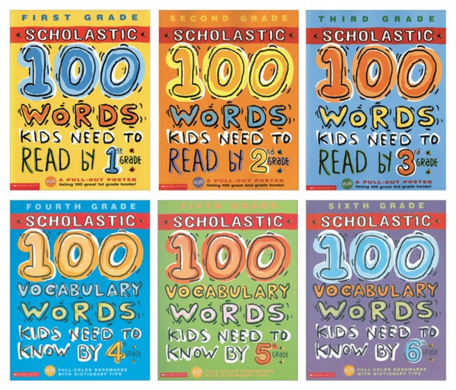 Scholastic 100 Words 1 2 3 4 5 6 선택 [스콜라스틱 100단어], 6th Grade