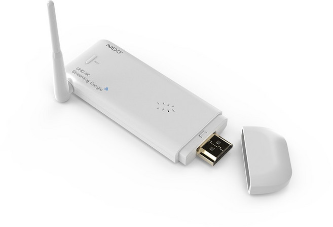 넥스트 넥스트 MTV340-4K무선 미러링 동글 미라케스트 MHL 4K, 1개, 넥스트유-MTV340-4K