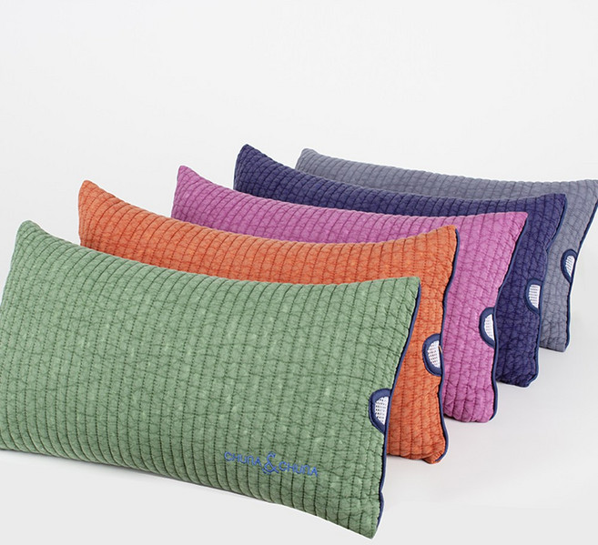 에코숲라이프 천연 편백나무베개 힐링라이프 사각베개, 네이비/편백나무(초미니 큐브칩)-4~5mm, 1개