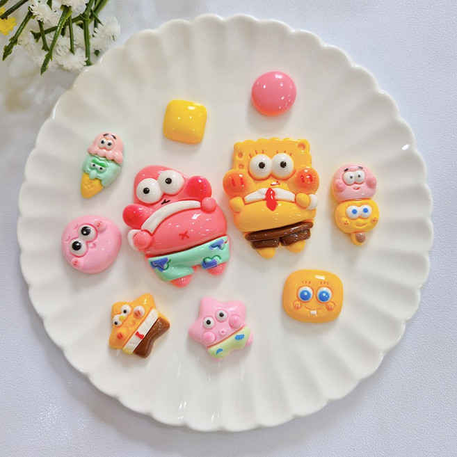 펭샵 똥배 스펀지 악세사리 파츠 참 세트