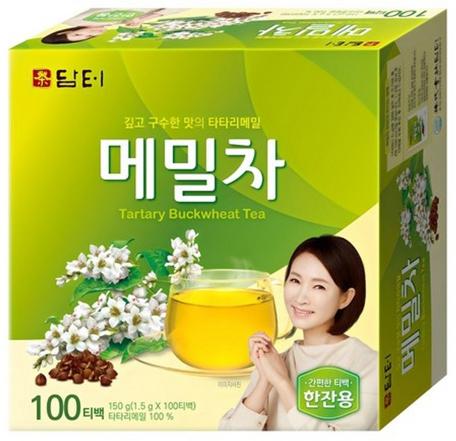 담터 메밀차100T/차/티백, 150g