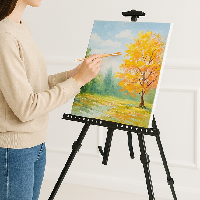 씨엔알비 가벼운 접이식 휴대용 이젤