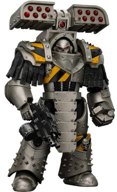 로켓 발사기 118 액션 피규어 수집 및 전시 모델을 갖춘 조이토이 워해머 40k 론 워리어스 폭군 포위 마스터 터미네이터, Nb01475-us