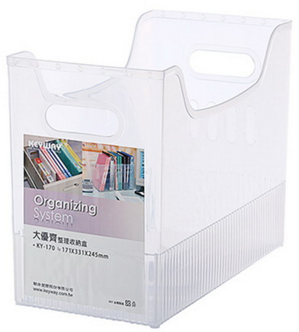 KEYWAY 聯府 雜誌架, 1個, 透明
