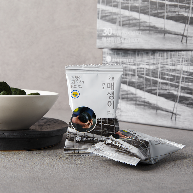 청정바다 완도 6차 세척 바로먹는 동결건조 매생이 2g x 30봉, 30개