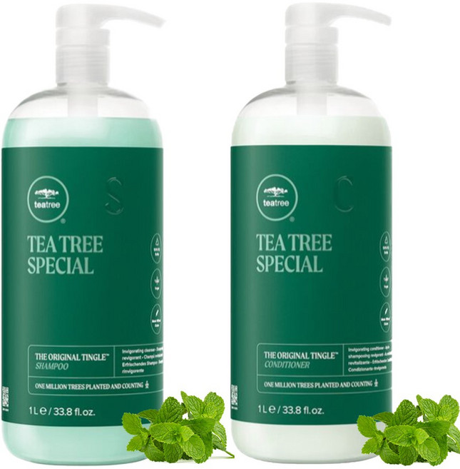 폴미첼 티트리 스페셜 샴푸+컨디 1000ml 세트 최신리뉴얼패키지, 1개