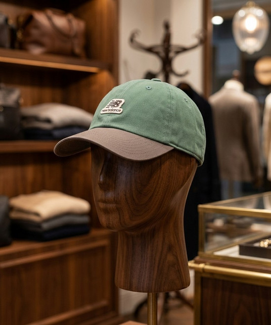 뉴발란스 NBGDGS1103 / 스택트 와펜 로고 볼캡 (MINT) L7K3