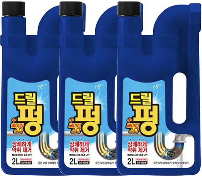 피죤 드릴펑 베이킹소다, 3개, 2L