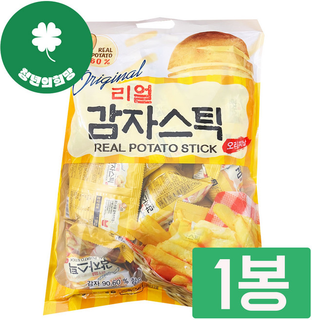 리얼 감자스틱 18p, 1개, 360g